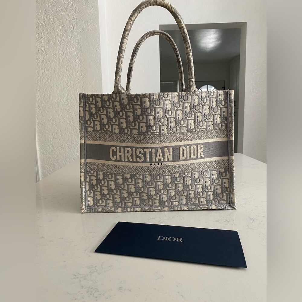 Authentic Medium Dior Book Tote